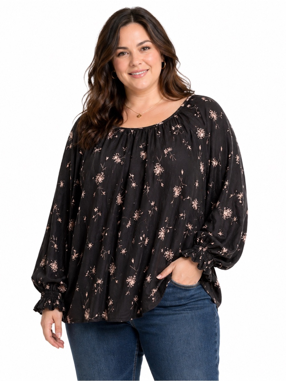 Ava & Viv Blouse NWT 4X